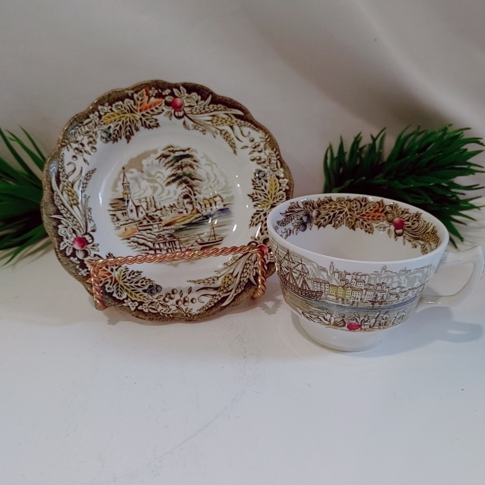 Ridgway England HERITAGE Scenes of Canada tea set - Picture 2 of 10